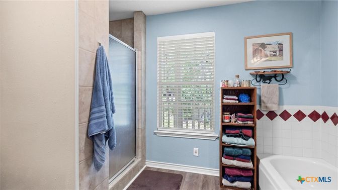 Bathroom, Interior, Wood Texture Flooring