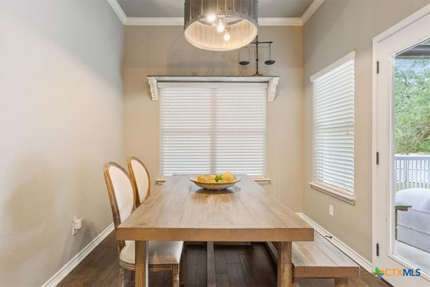 Dining room, Interior, Wood Texture Flooring