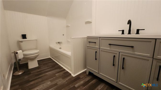 Bathroom, Interior, Wood Texture Flooring