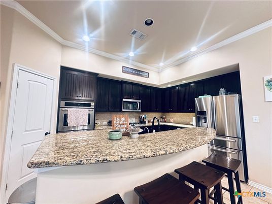 Interior, Kitchen, Recessed Lighting, Stainless Steel Appliances
