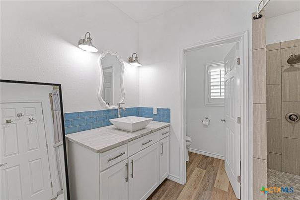 Bathroom, Interior, Wood Texture Flooring