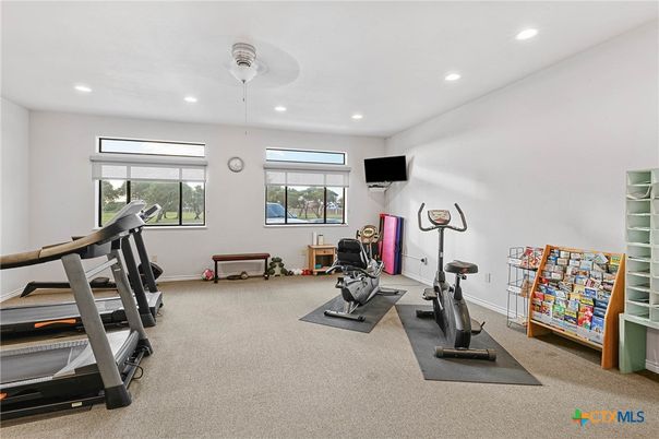 Fitness Equipment, Interior, Recessed Lighting