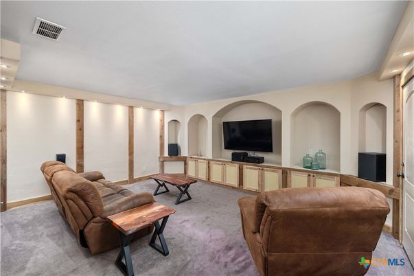 Interior, Living room, Recessed Lighting