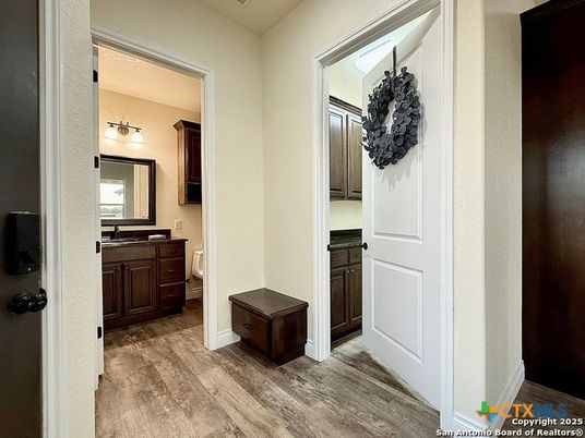 Bathroom, Interior, Wood Texture Flooring