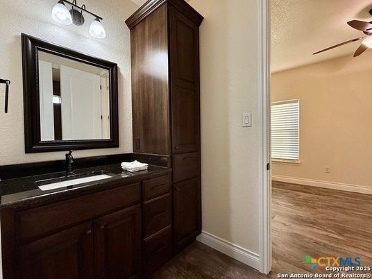 Bathroom, Interior, Wood Texture Flooring