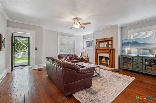 Fireplace, Interior, Living room, Wood Texture Flooring