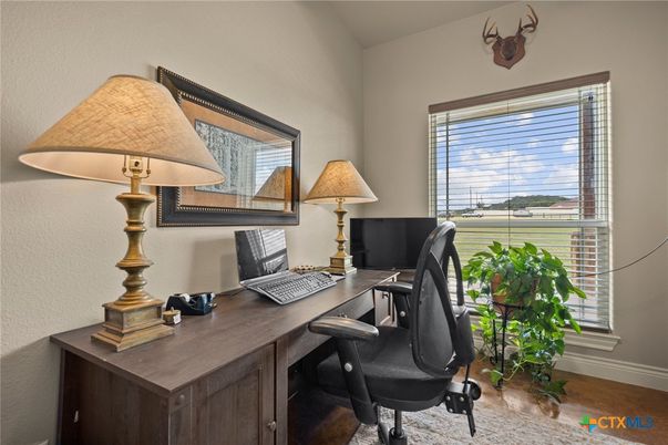 Home Office, Interior, Wood Texture Flooring
