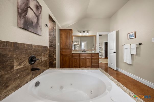 Bathroom, Interior, Wood Texture Flooring