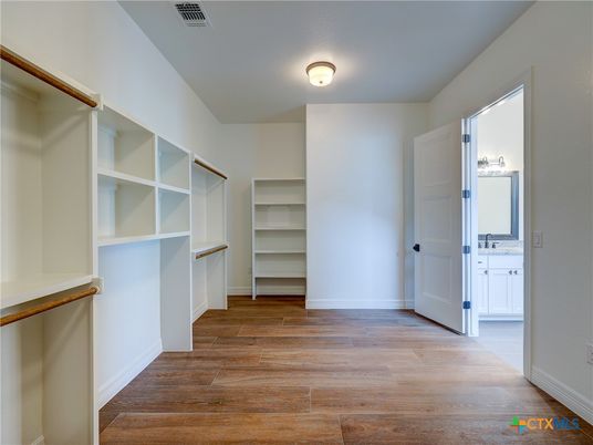 Interior, Walk-in Closets, Wood Texture Flooring