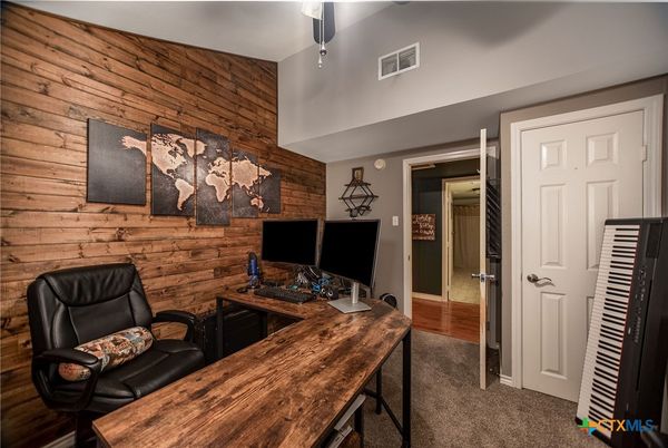 Home Office, Interior, Wooden Walls