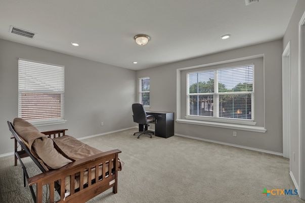 Home Office, Interior, Recessed Lighting