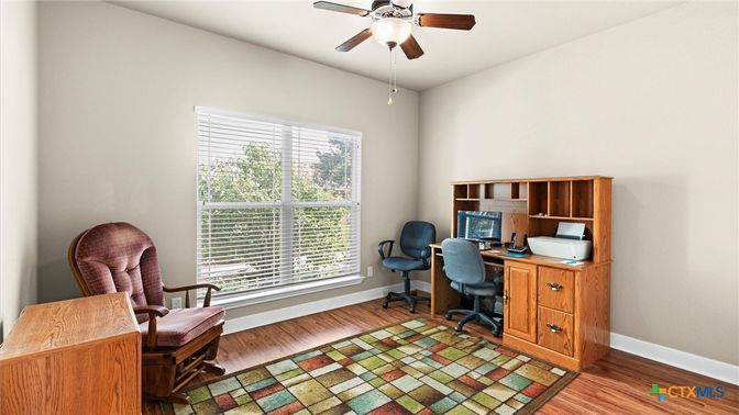 Home Office, Interior, Wood Texture Flooring