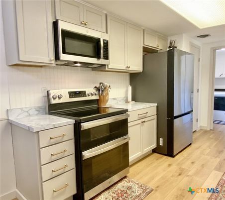 Interior, Kitchen, Wood Texture Flooring
