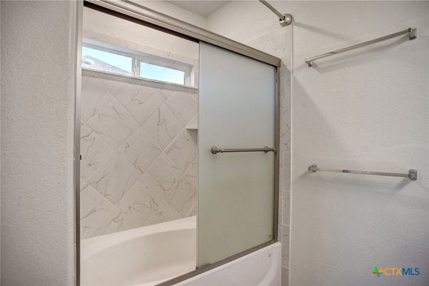 Bathroom, Glass Shower, Interior, Marble Walls