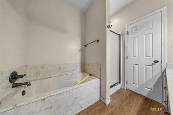 Bathroom, Interior, Wood Texture Flooring