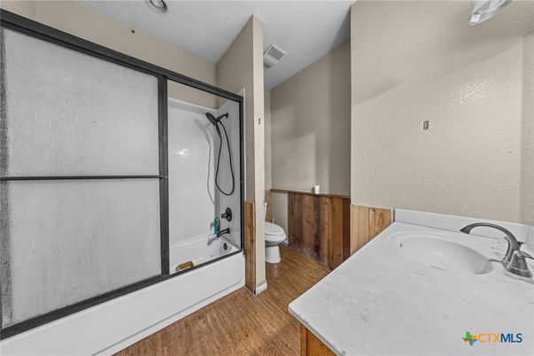 Bathroom, Interior, Wood Texture Flooring