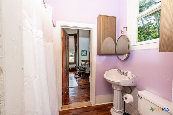 Bathroom, Interior, Wood Texture Flooring