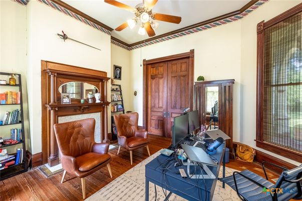Home Office, Interior, Wood Texture Flooring