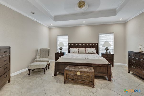 Bedroom, Interior, Recessed Lighting