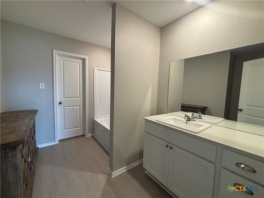 Bathroom, Interior, Wood Texture Flooring