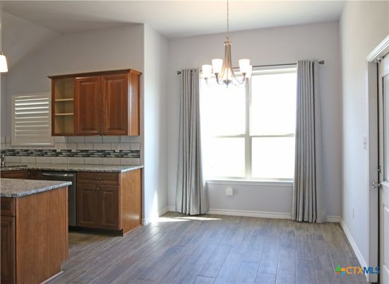 Chandelier, Interior, Kitchen, Pendant Lights, Wood Texture Flooring