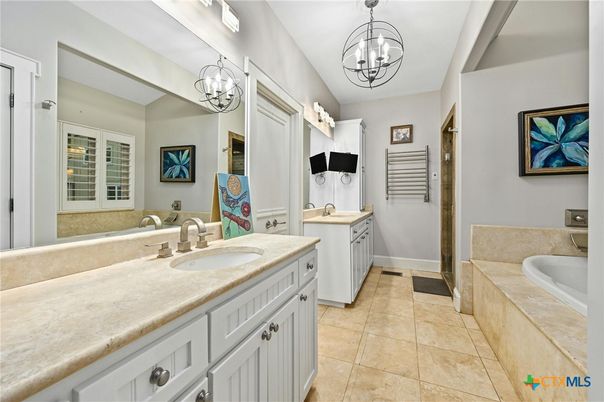 Bathroom, Chandelier, Dual Sink Vanities, Interior