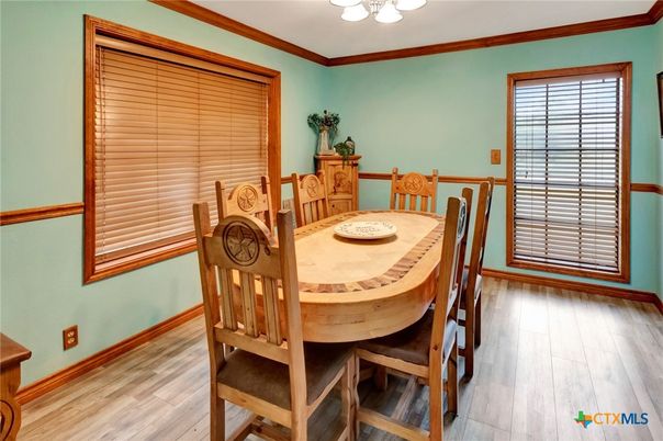 Dining room, Interior, Wood Texture Flooring