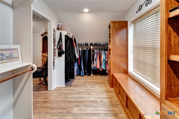 Interior, Recessed Lighting, Walk-in Closets, Wood Texture Flooring