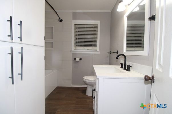 Bathroom, Interior, Wood Texture Flooring