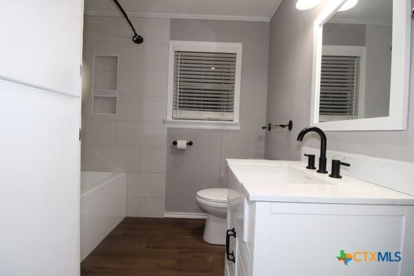 Bathroom, Interior, Wood Texture Flooring