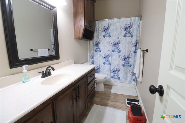 Bathroom, Interior, Wood Texture Flooring