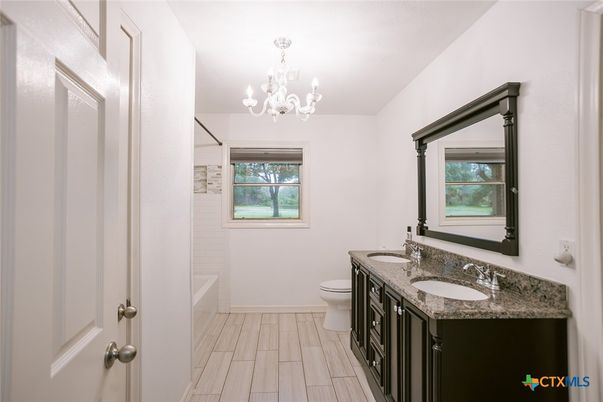 Bathroom, Chandelier, Dual Sink Vanities, Interior
