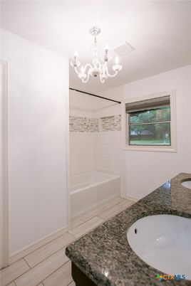 Bathroom, Chandelier, Interior