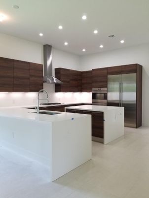 Interior, Kitchen, Recessed Lighting, Stainless Steel Appliances