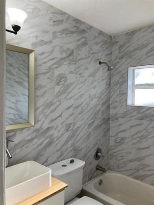 Bathroom, Interior, Marble Walls