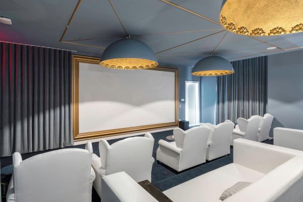 Home Theatre Room, Interior, Projection Screen, Theatre Room