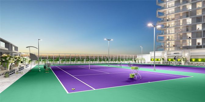 Exterior, Tennis Courts