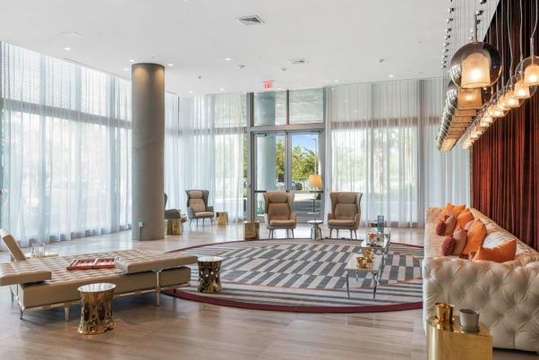 Interior, Living room, Pendant Lights, Recessed Lighting, Wood Texture Flooring