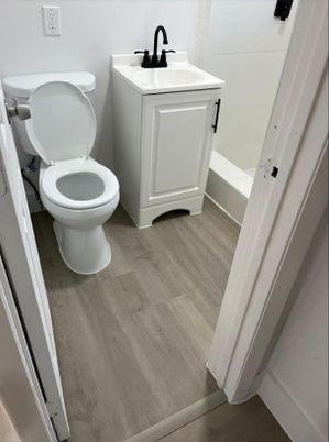 Bathroom, Interior, Wood Texture Flooring