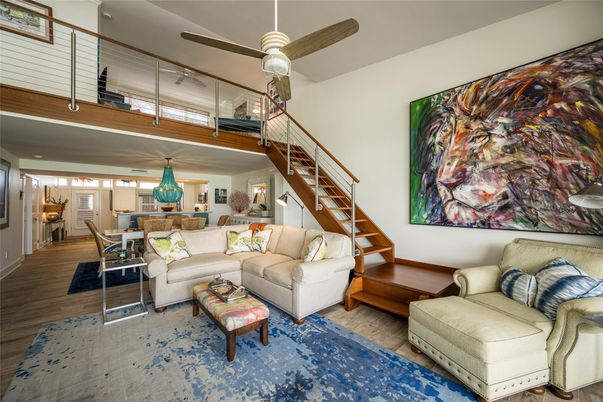 Dining room, Interior, Living room, Pendant Lights, Wood Texture Flooring