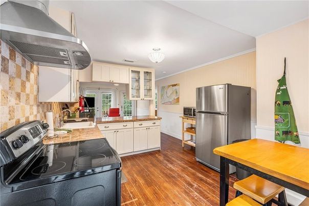 Interior, Kitchen, Wood Texture Flooring