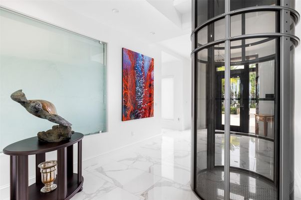 Interior, Marble, Recessed Lighting