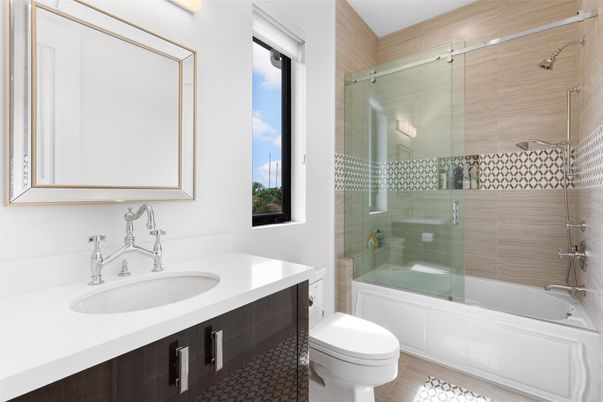 Bathroom, Glass Shower, Interior