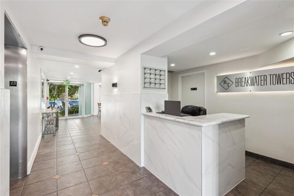 Interior, Marble Walls, Recessed Lighting