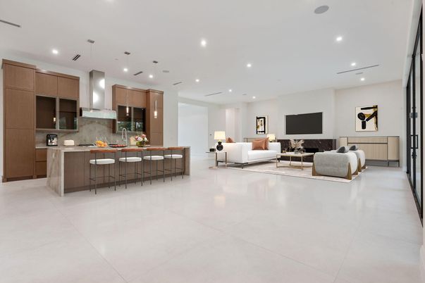 Interior, Kitchen, Living room, Pendant Lights, Recessed Lighting