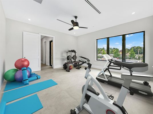 Fitness Equipment, Interior, Recessed Lighting