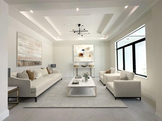Interior, Living room, Pendant Lights, Recessed Lighting