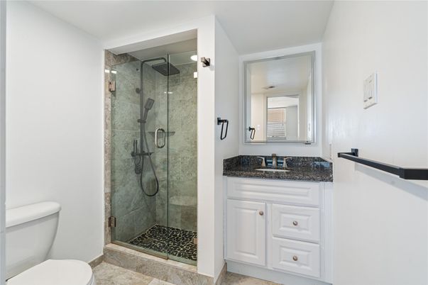 Bathroom, Glass Shower, Interior