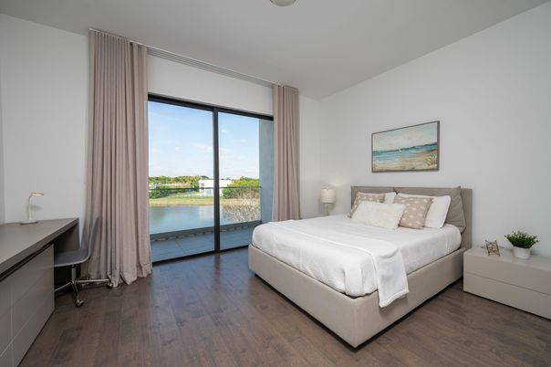 Bedroom, Interior, Water, Wood Texture Flooring