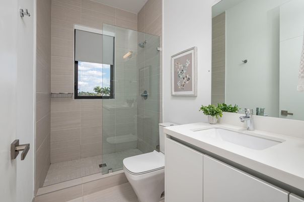 Bathroom, Glass Shower, Interior